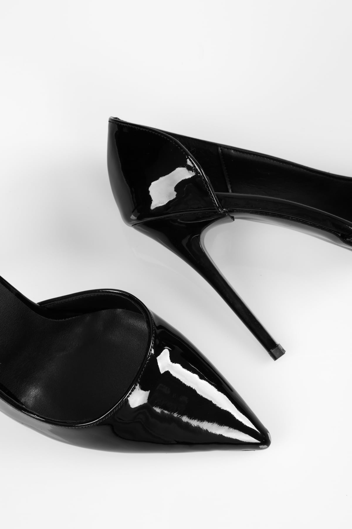Kadın Massy Siyah Rugan Stiletto