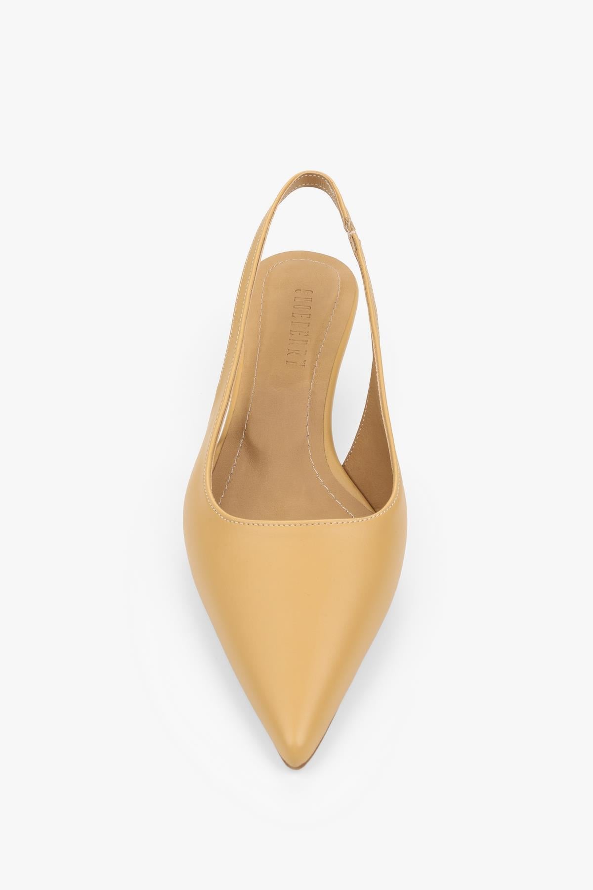 Kadın Pluto Camel Cilt Dolgu Topuklu Stiletto