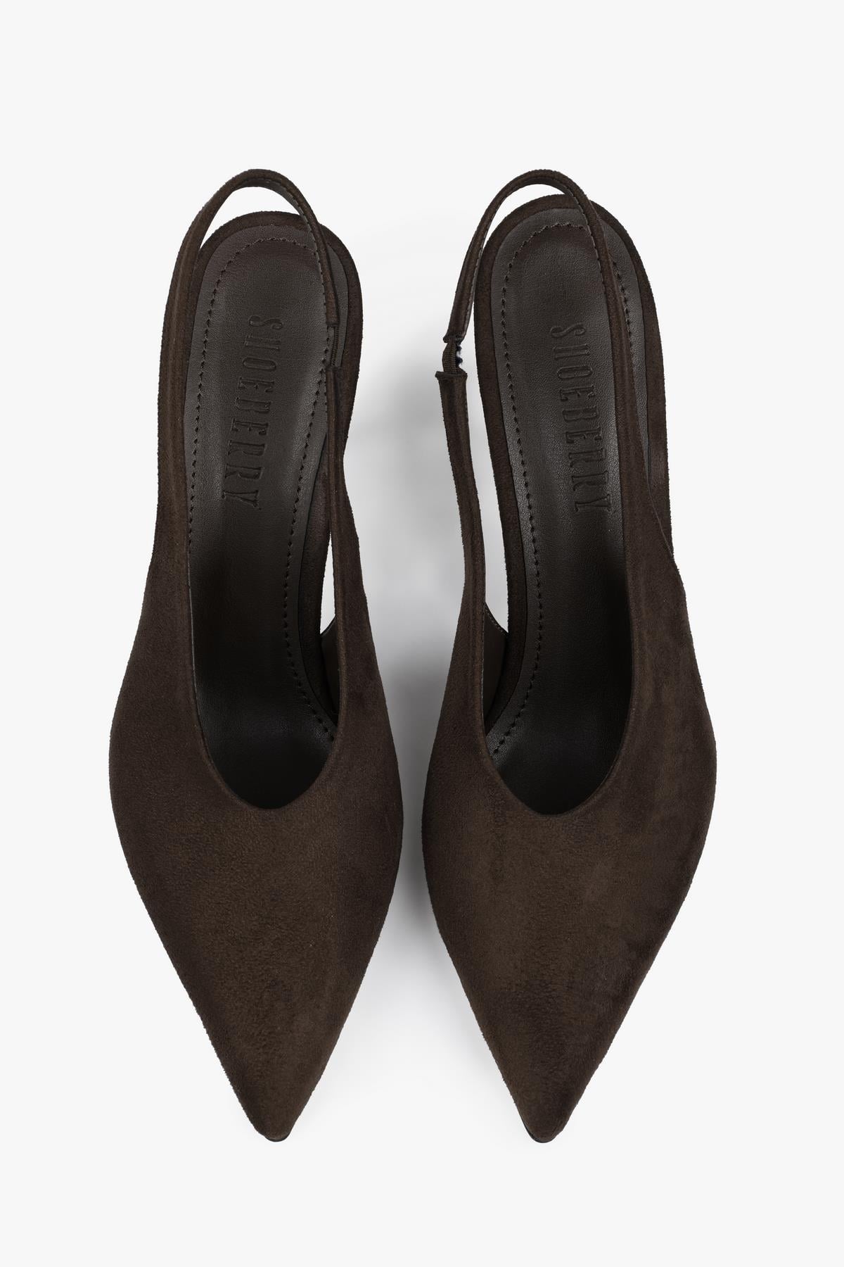 Kadın Vetra Kahve Süet Stiletto