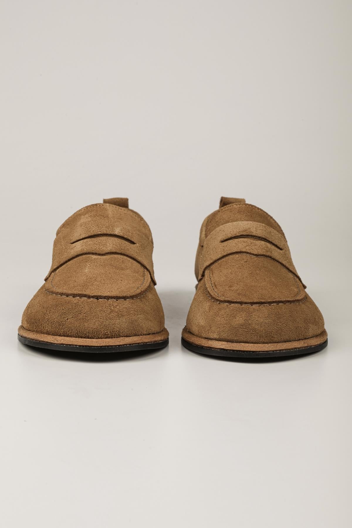 Kadın Zac Camel Hakiki Süet Deri Loafer