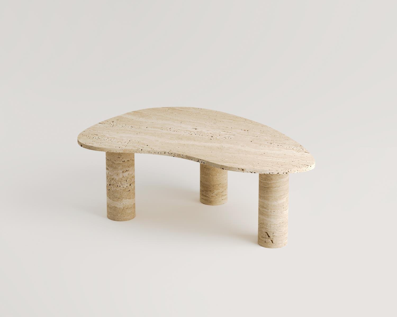 Alba-Travertin Couchtisch