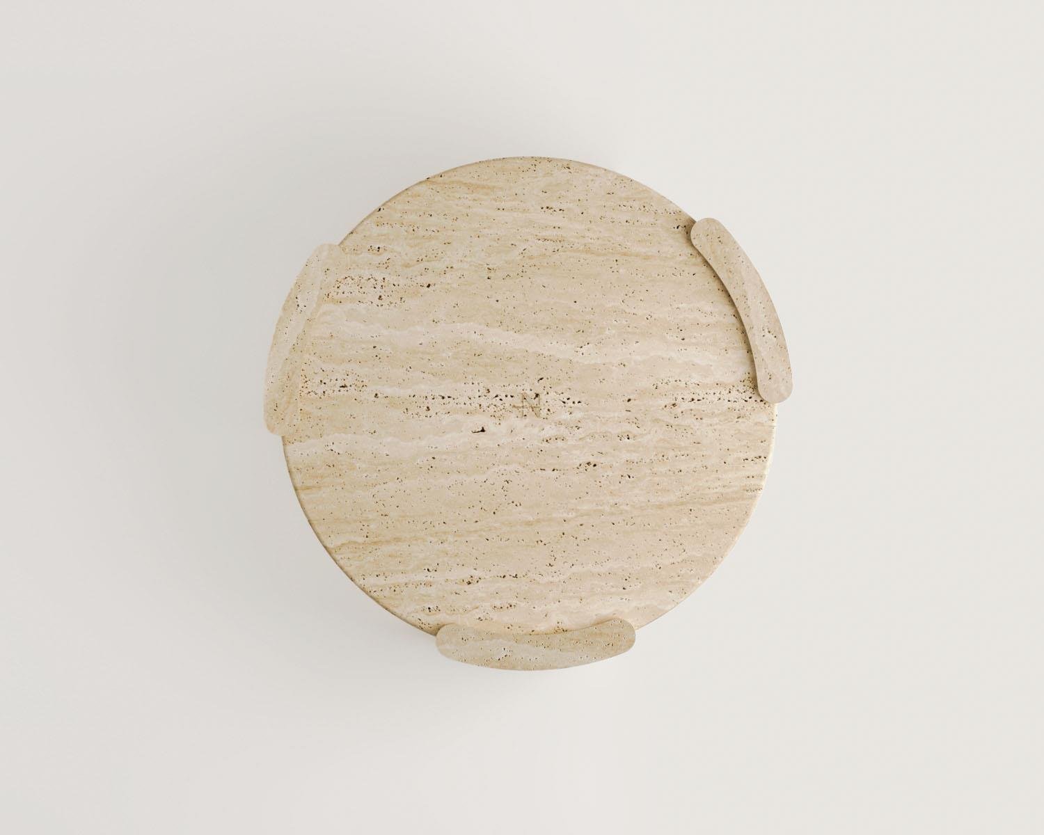 desenli yuvarlak sehpa