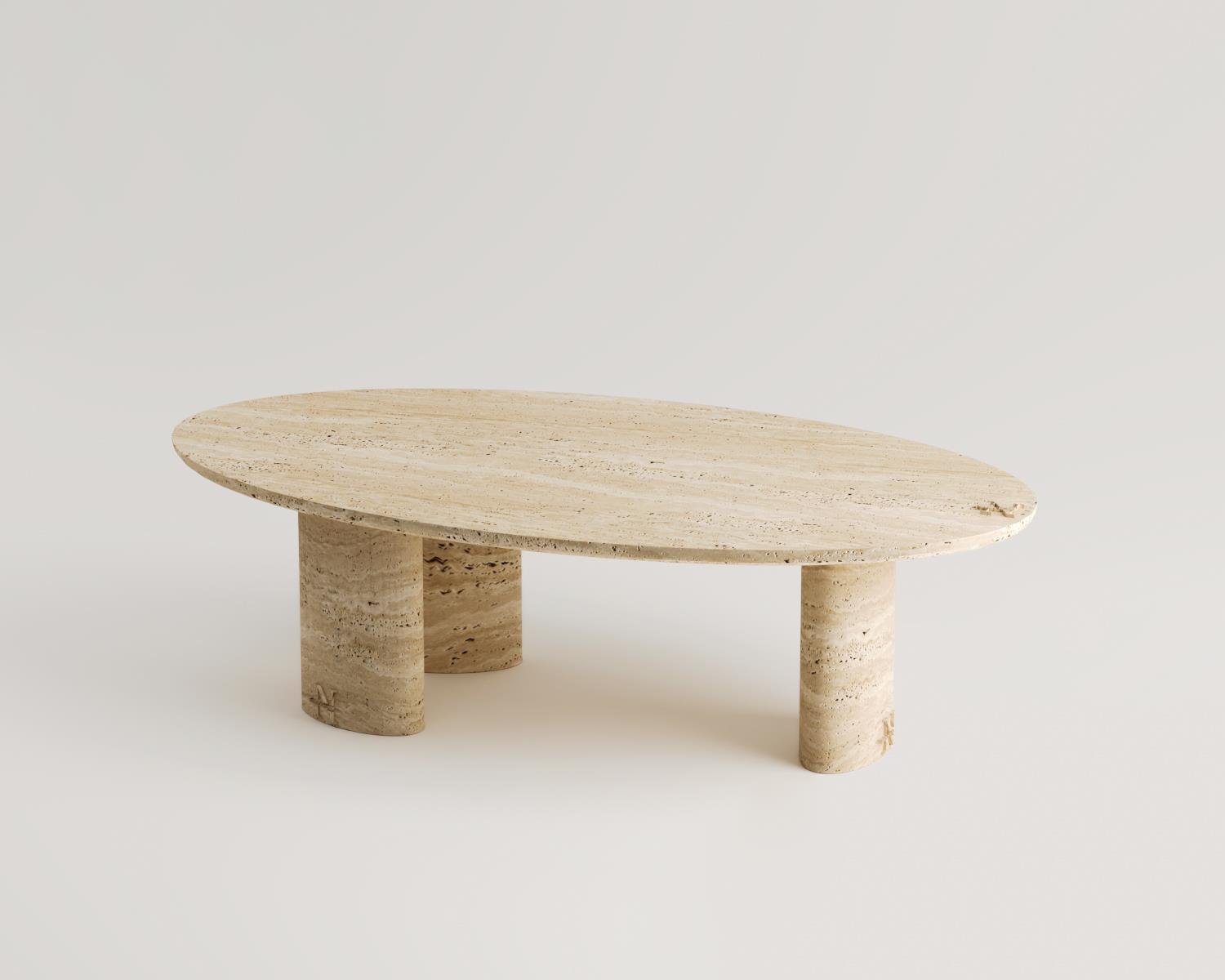 Astrid-Travertine coffee table