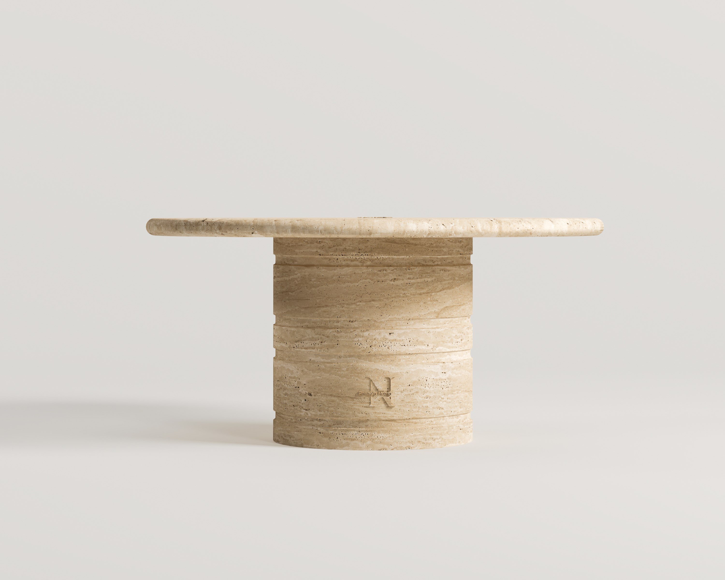 Caitilin-Travertine Center Table