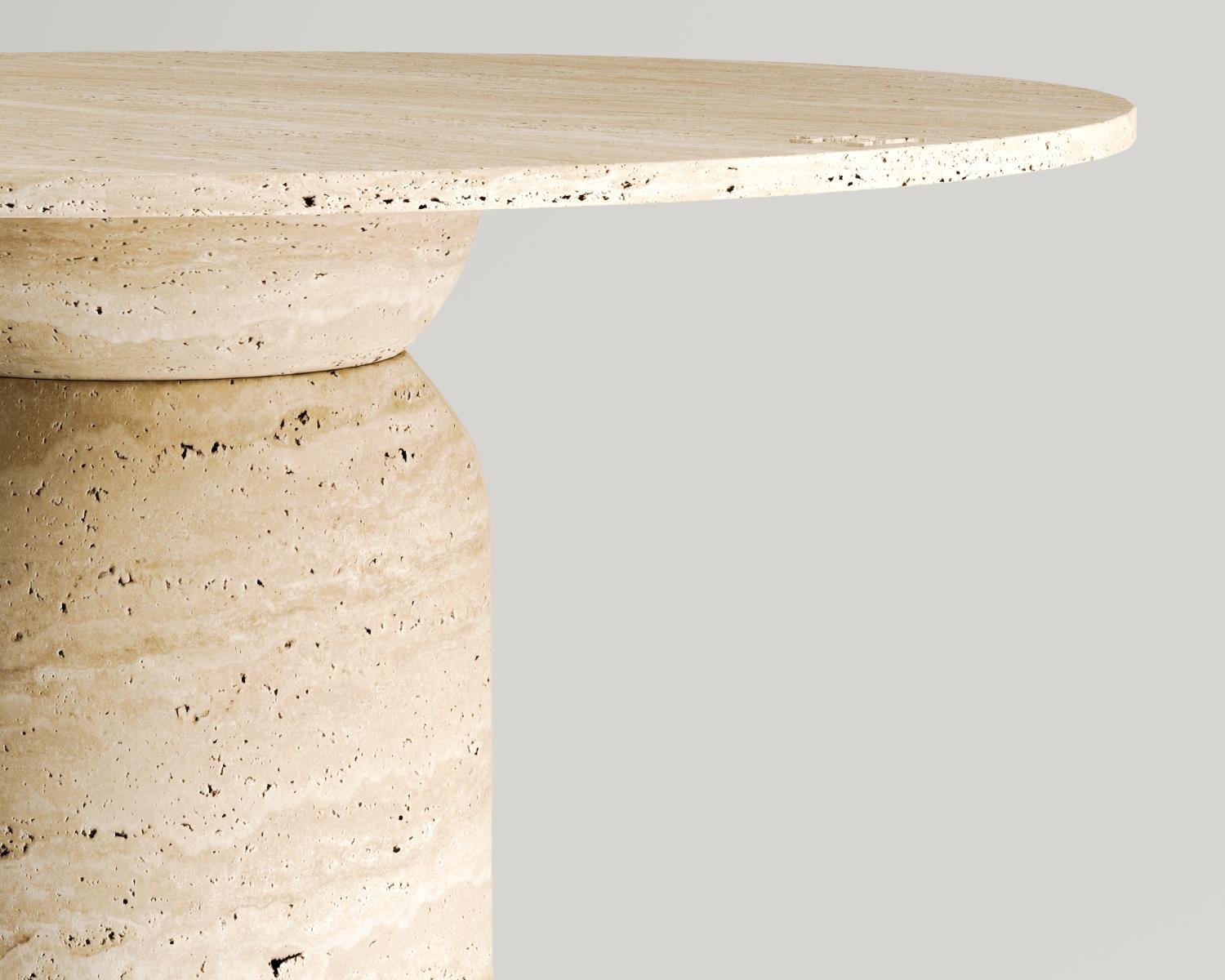 Charissa -Table design en travertin