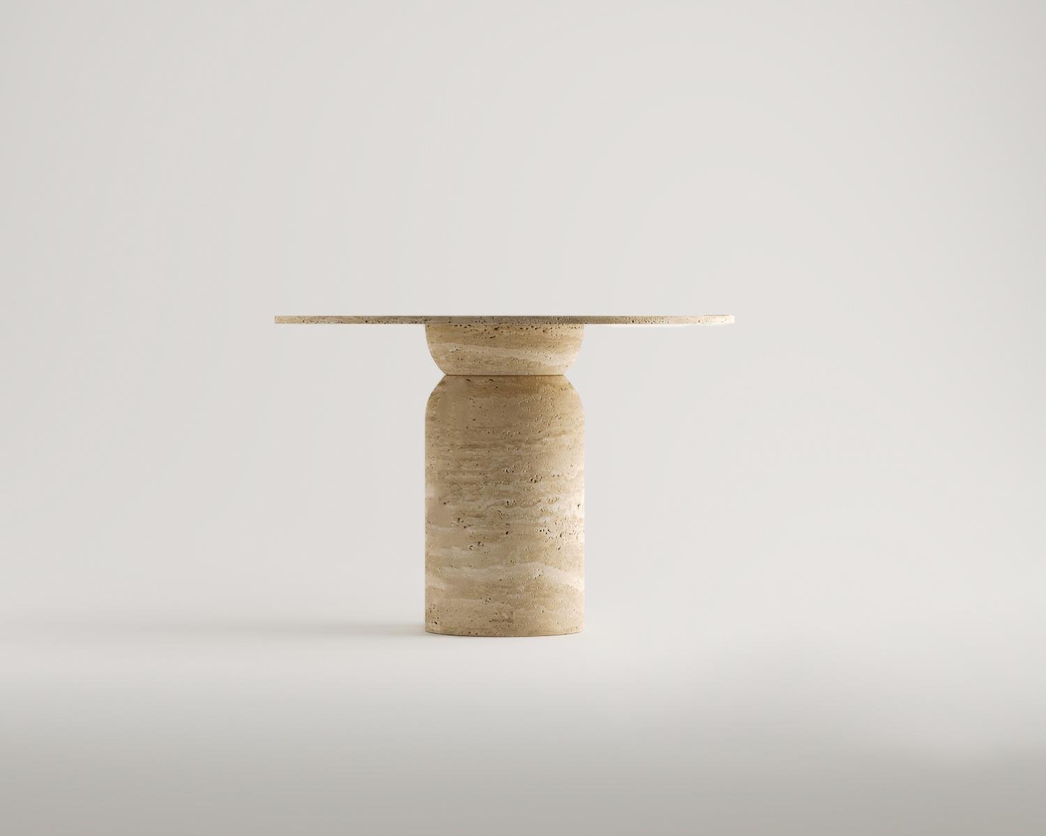 Charissa -Table design en travertin