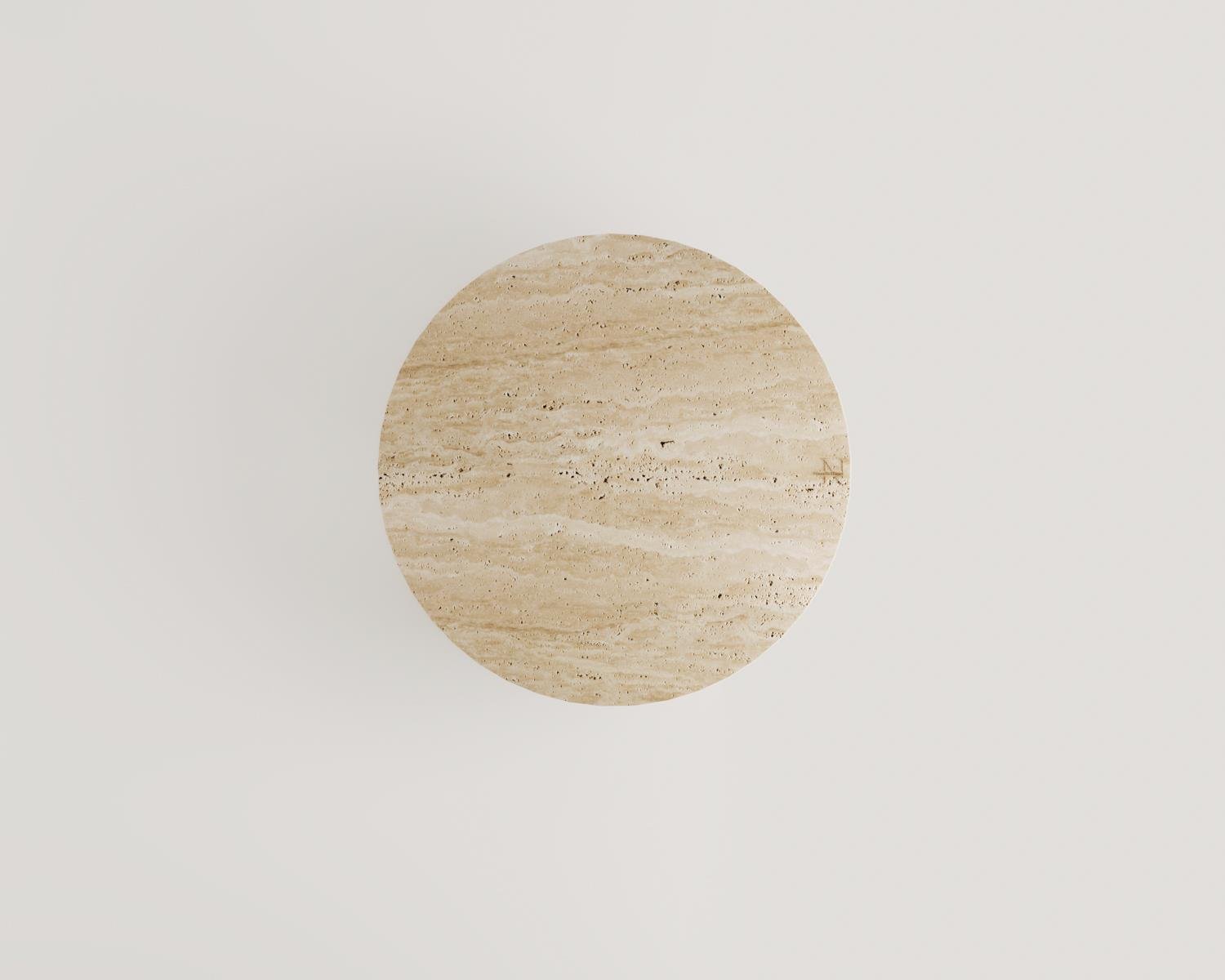 yuvarlak mermer sehpa