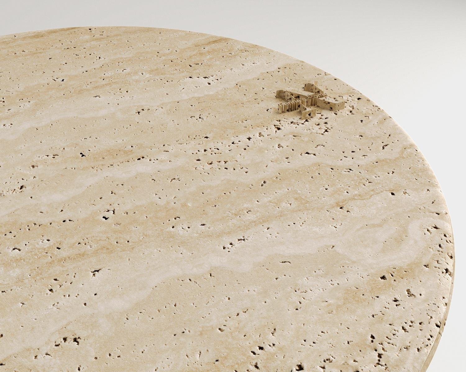 Darynn-Travertine coffee table