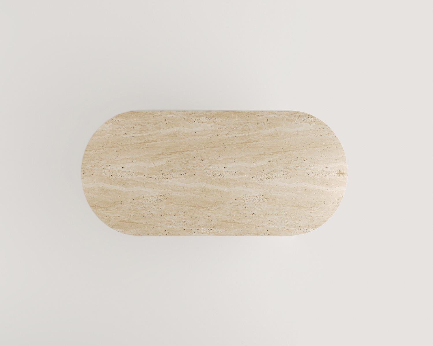 Üçgen Ayaklı Yemek Masası Oval