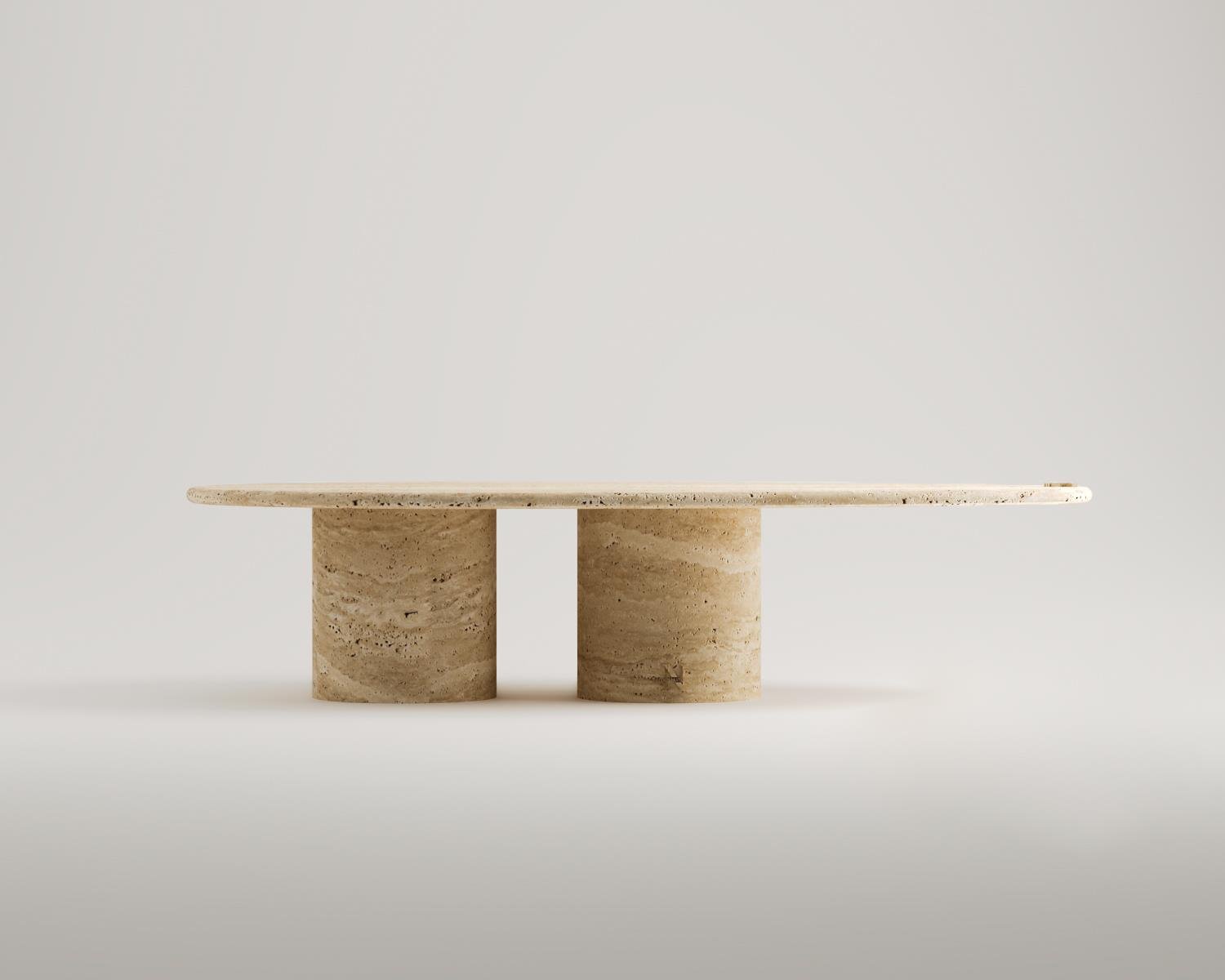 Egeria -Travertine coffee table