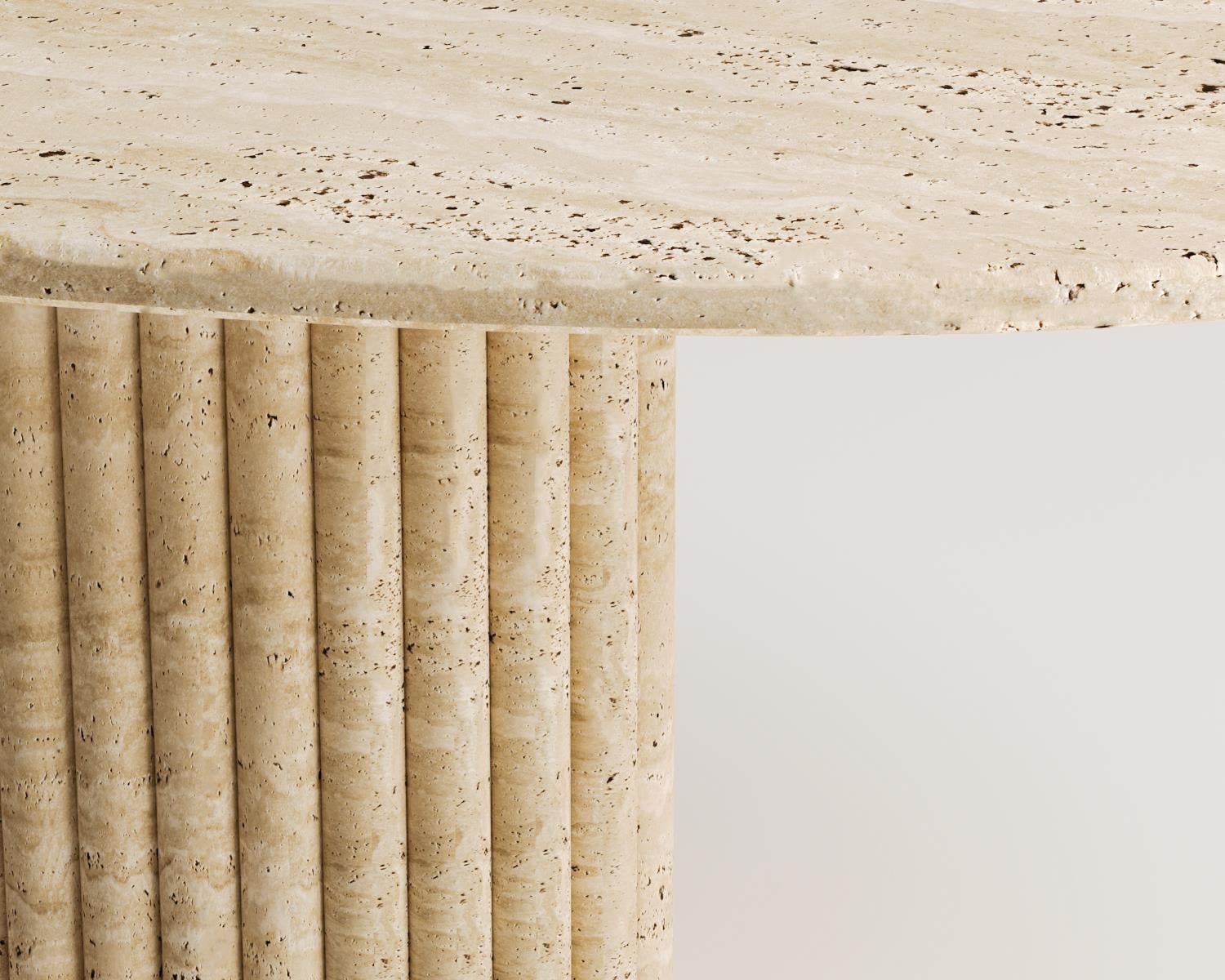 Evora-Travertin  Couchtisch