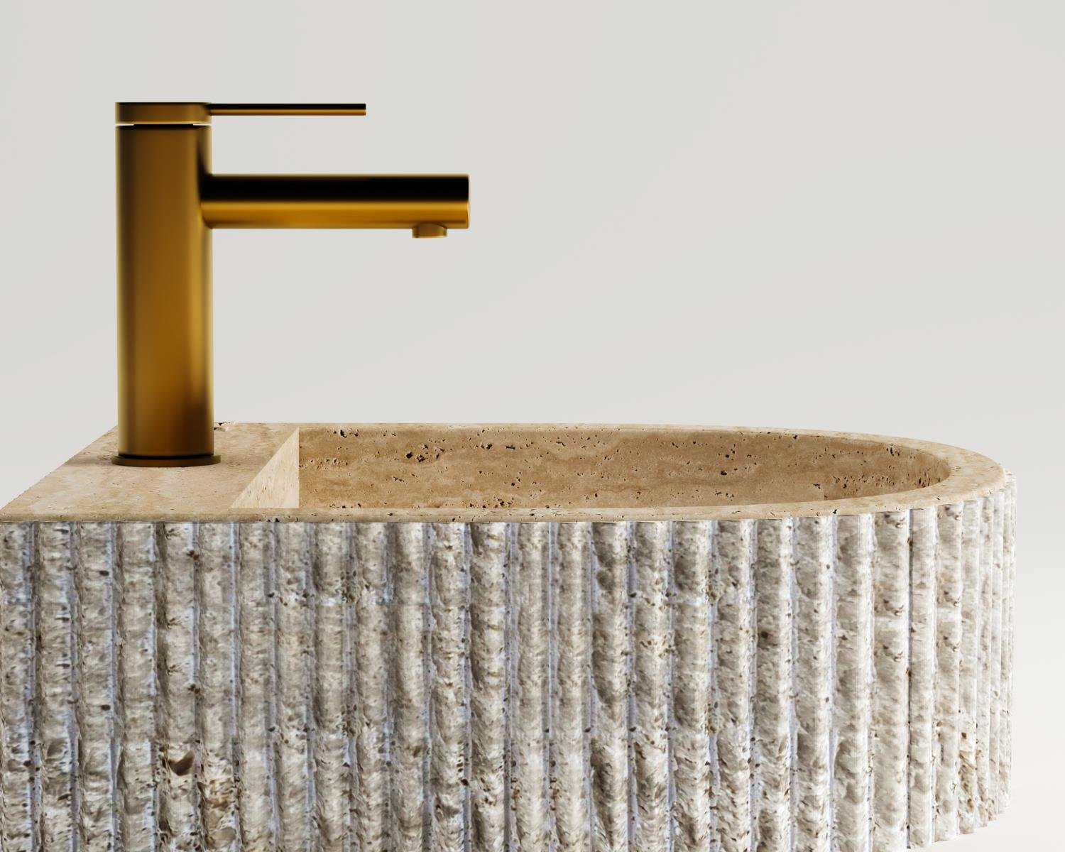 Fidor - Travertine Sink