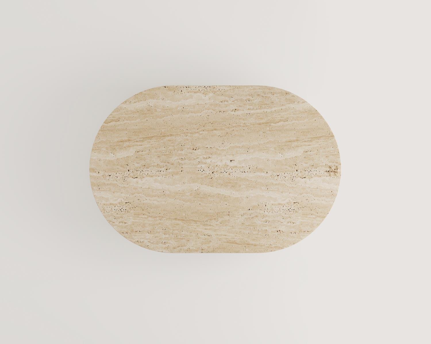 Florence-Table centrale en marbre et bois