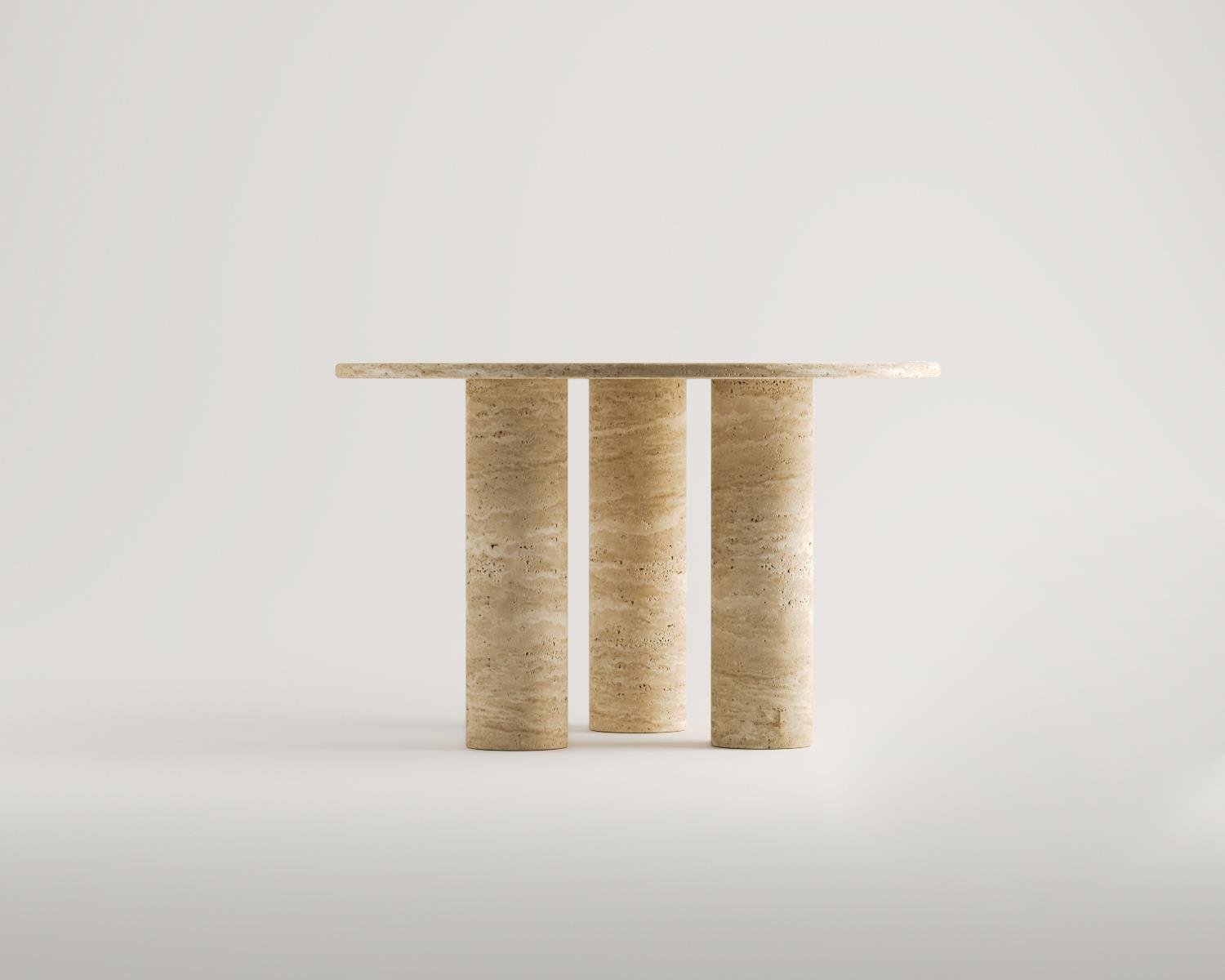 Harrison mermer yemek masası yuvarlak