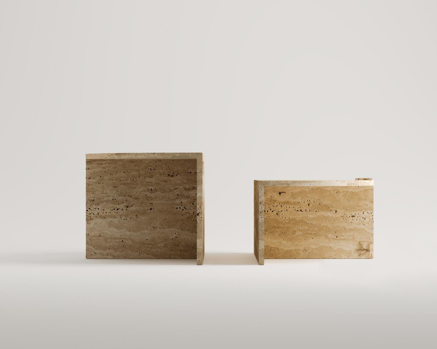 Hope-Travertin Couchtisch