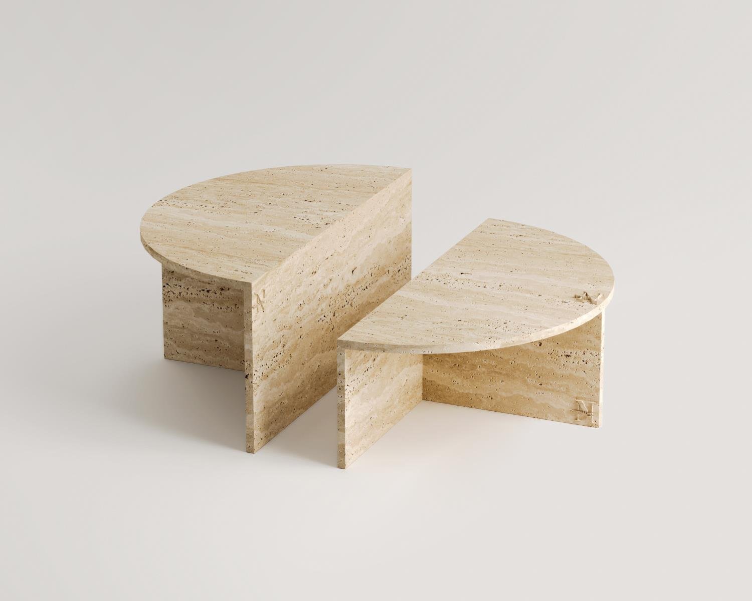 Hope-Travertin Couchtisch