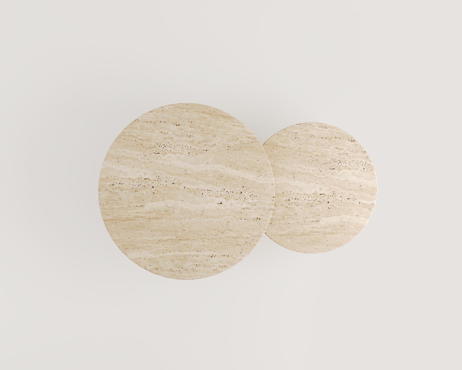 Ivory-Traverten Sehpa