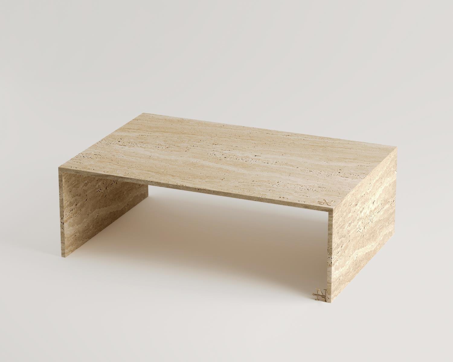 Kevin-Travertine coffee table