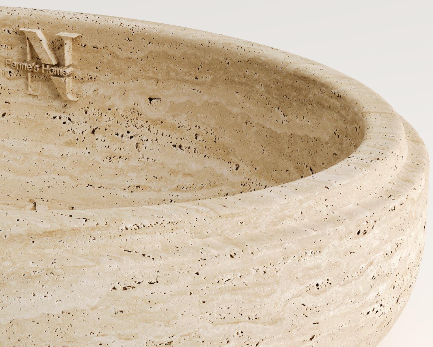 Minoa - Traverten Lavabo