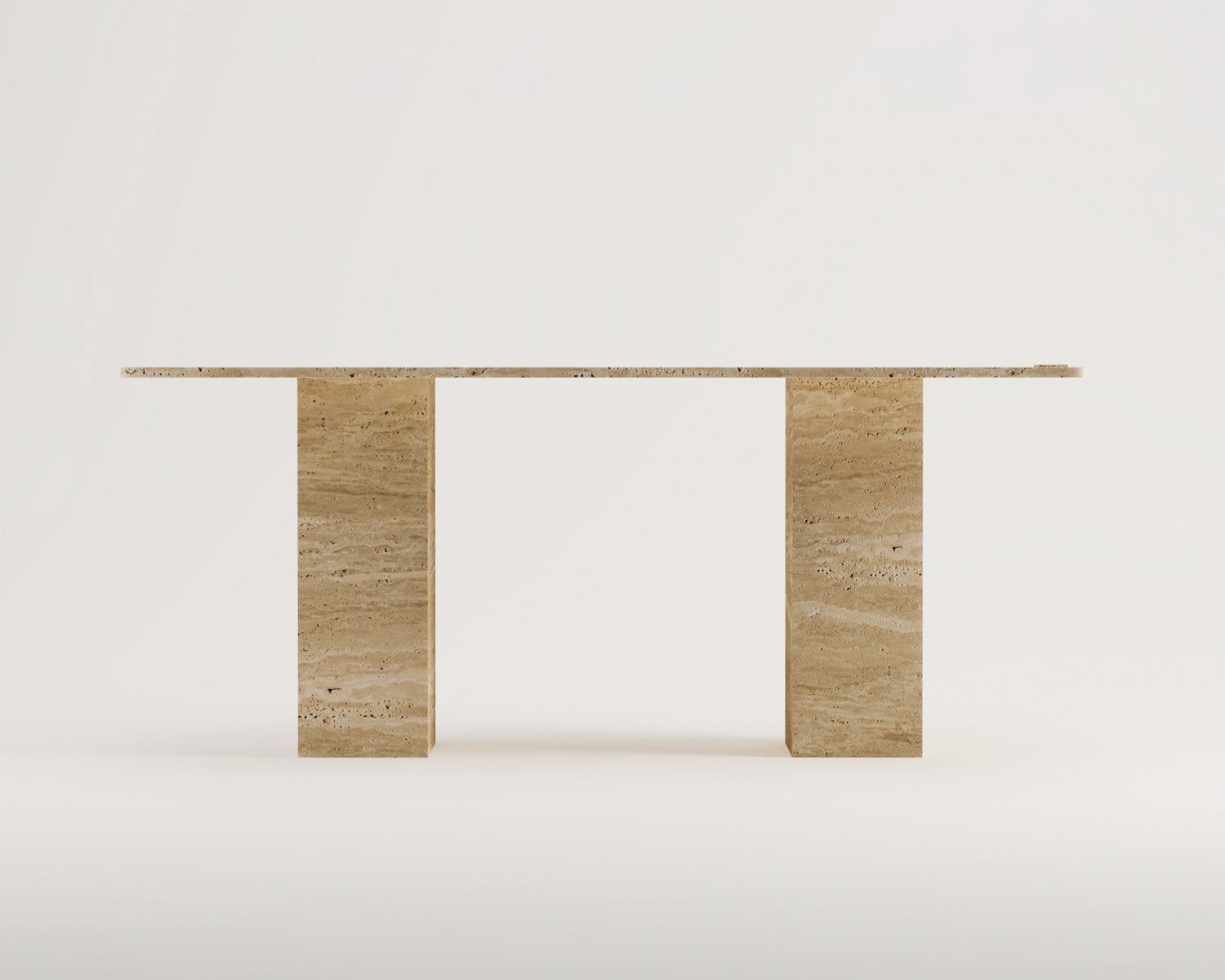 Olivia -Travertine Dining Table