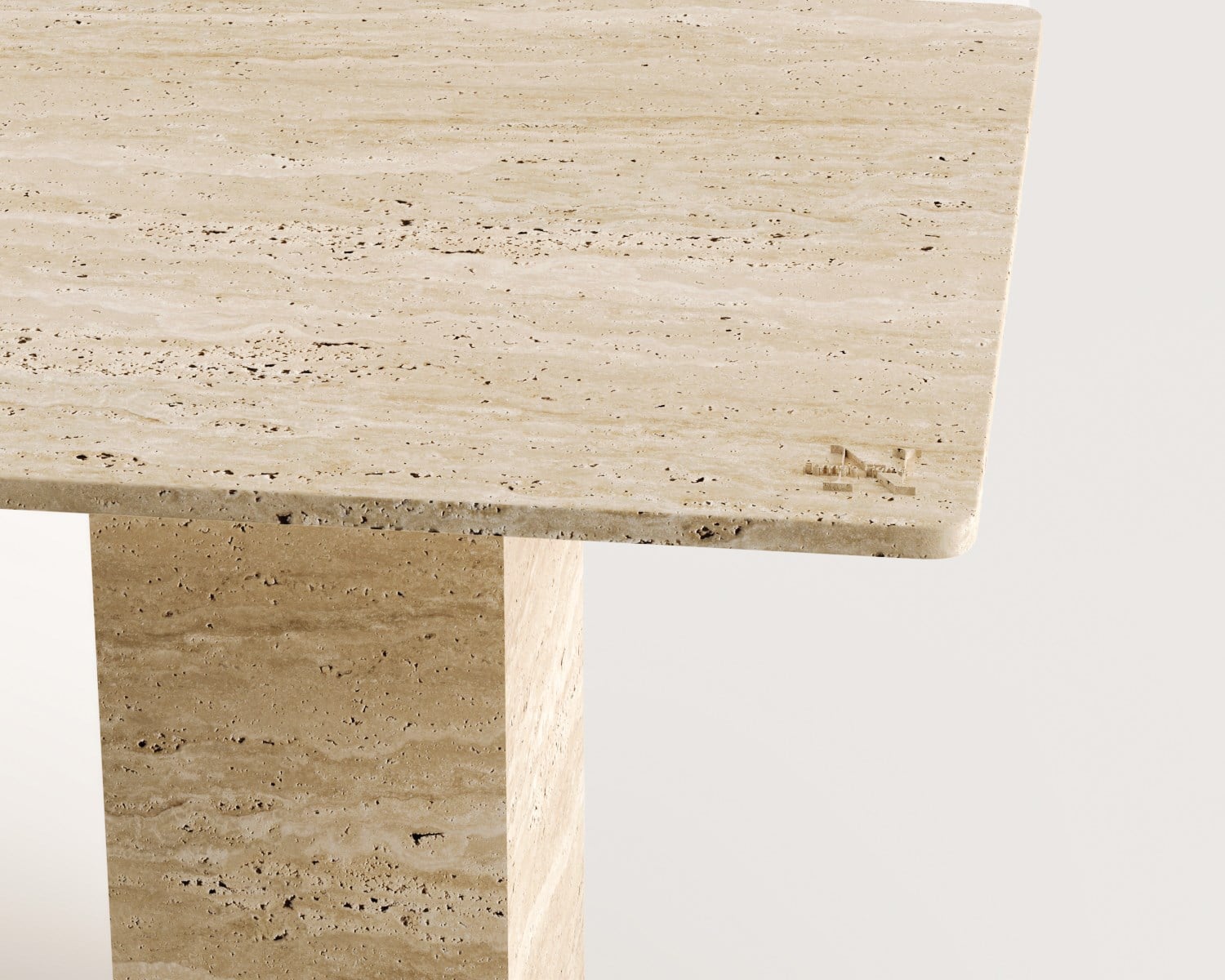 Olivia -Travertine Dining Table