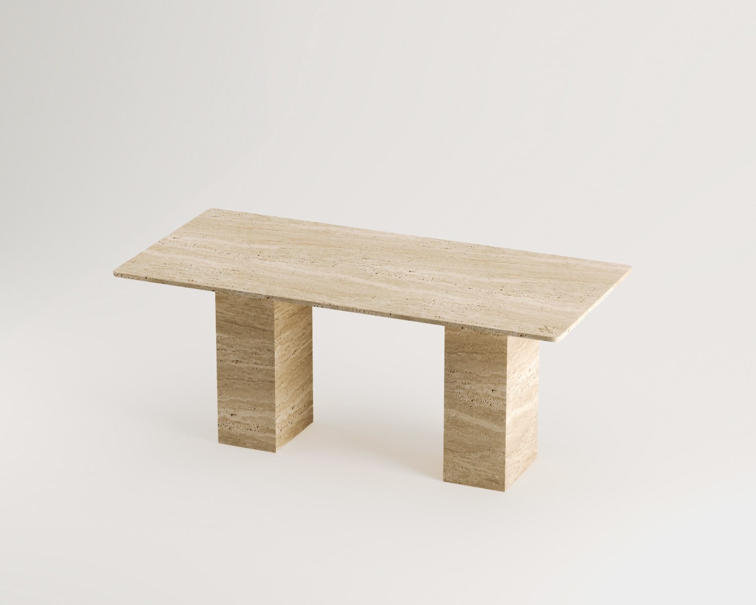 Olivia -Travertine Dining Table