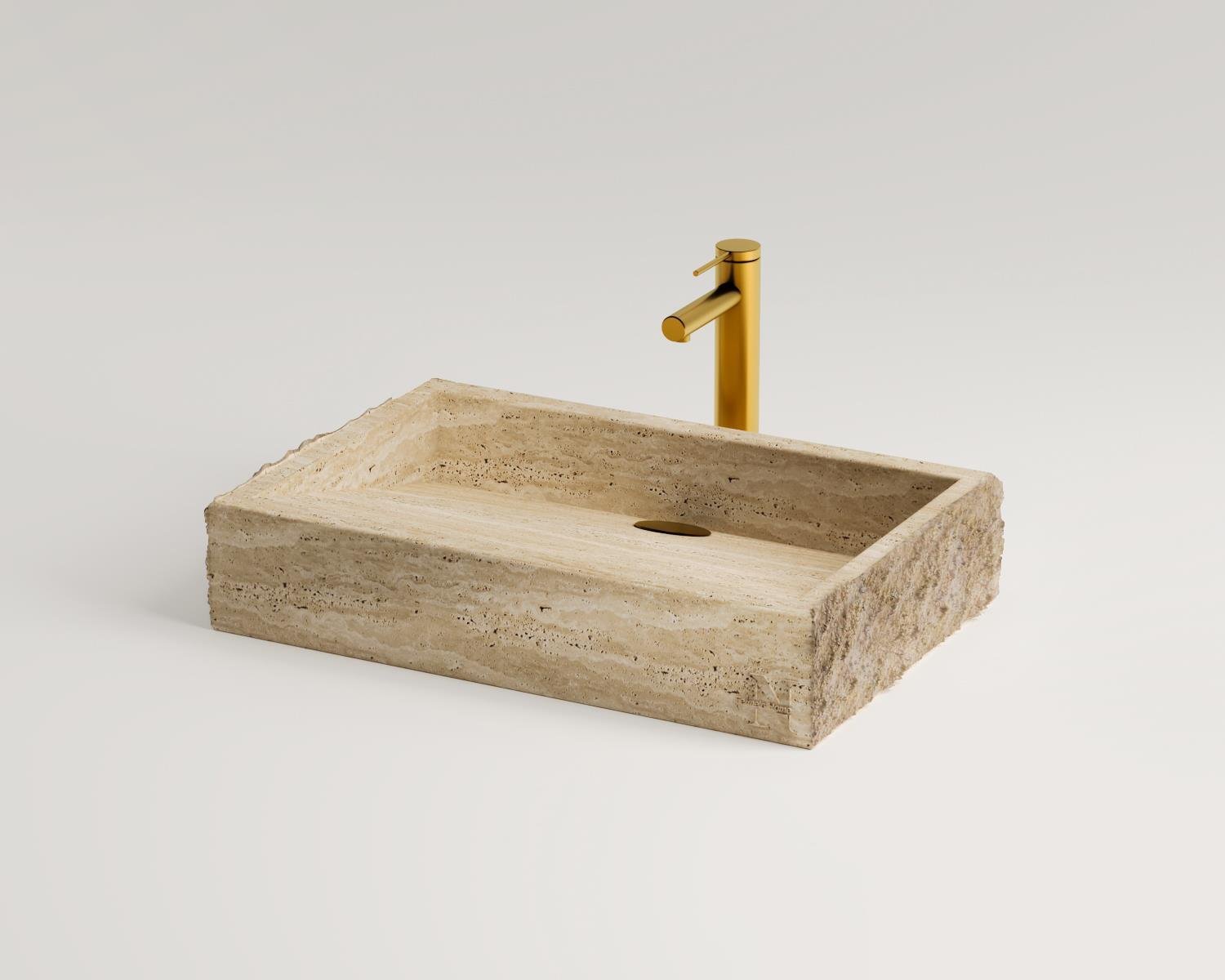 tezgah üstü dikdörtgen lavabo