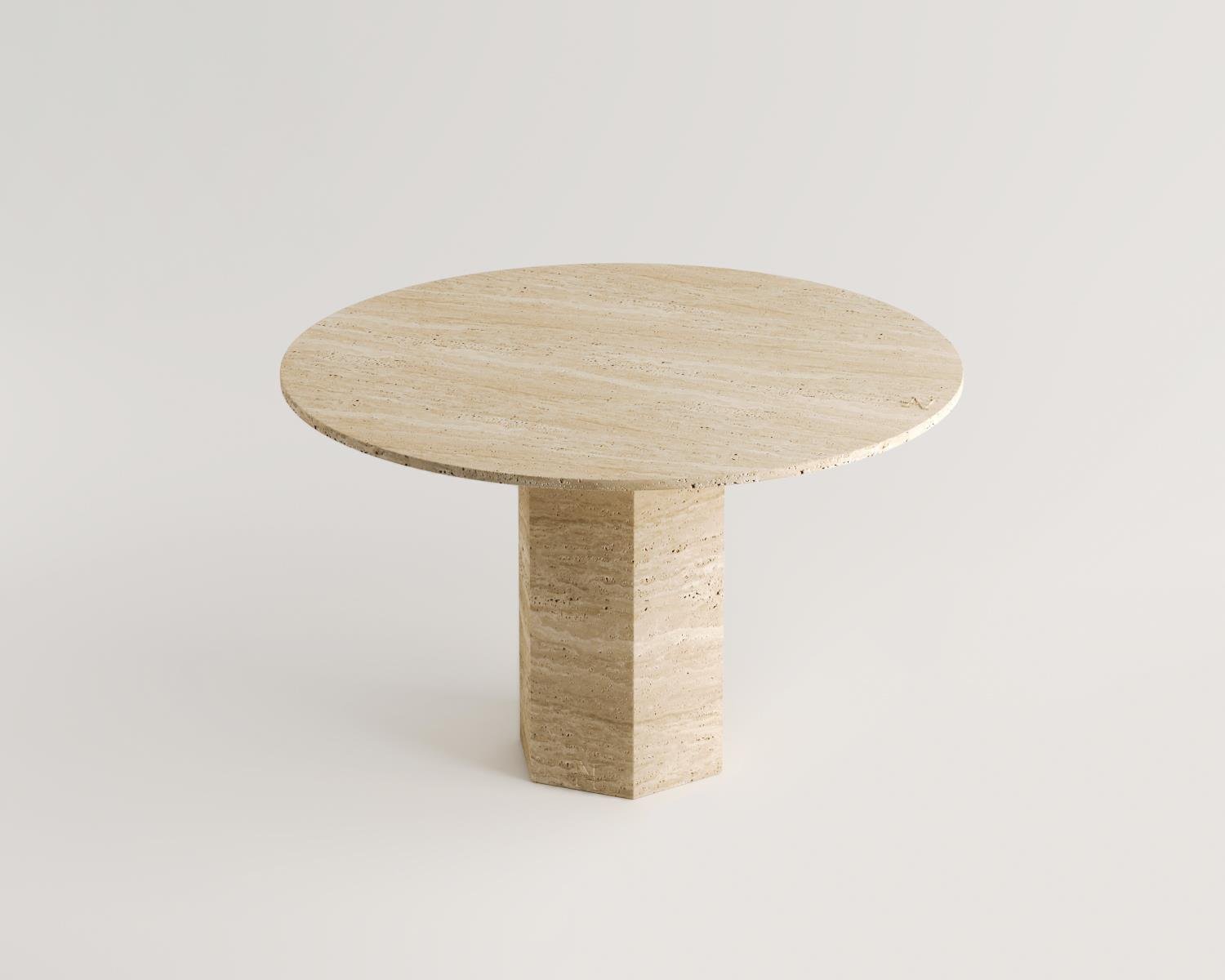 Xia - Traverten Yemek Masası