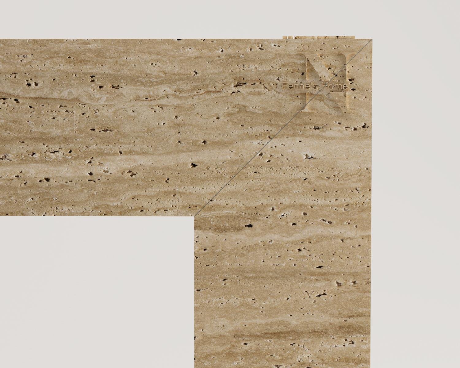 Yulu-Traverten Ofis Masası