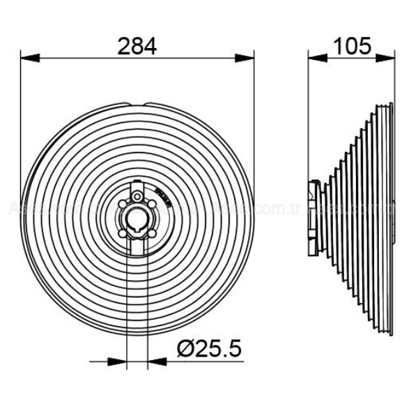 AsesASE.VL18Giyotin Seksiyonel Kapı Tamburu VL18 (Takım) 