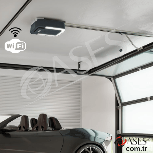 Nice SPIDER 800 WiFi Seksiyonel Garaj Kapısı Motoru (Tek Motor)