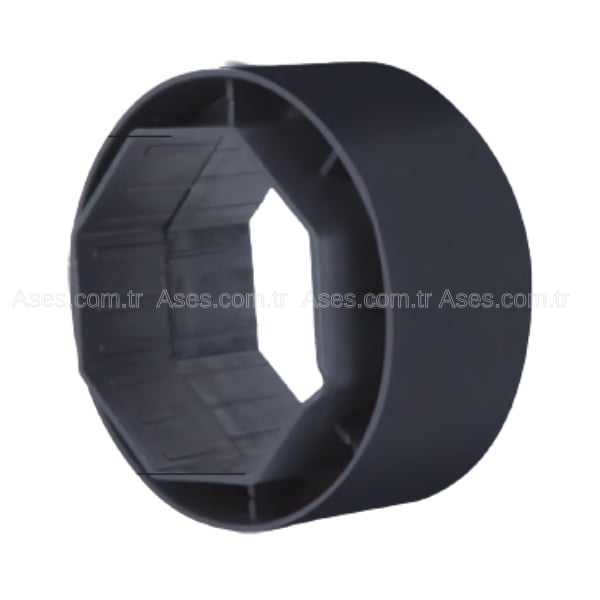 WHİTE FORMAKS.070.00.101Kepenk Boru Bileziği PVC - 70 mm Sekizgen Boru Uyumlu