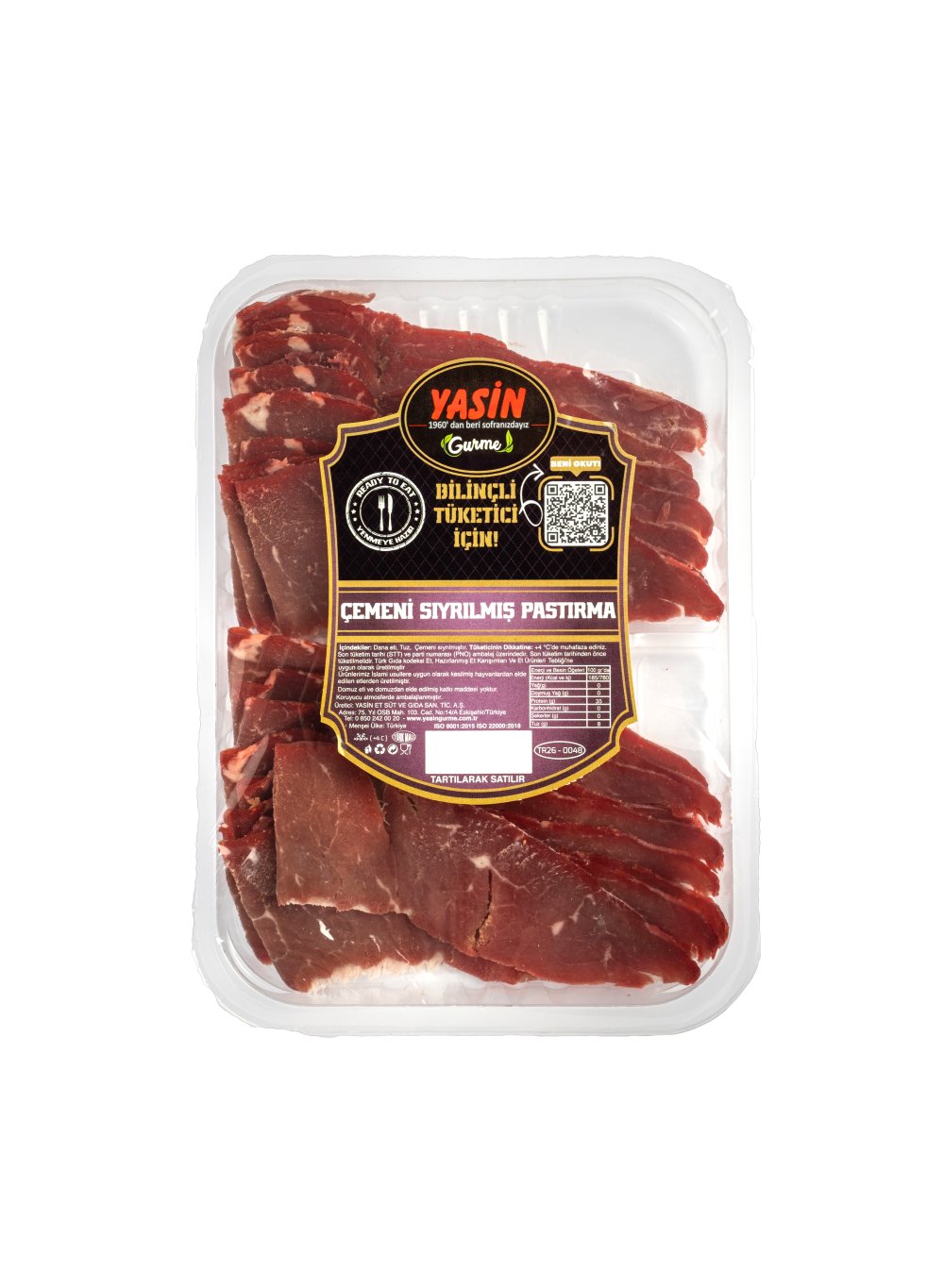  Çemensiz Pastırma 120gr