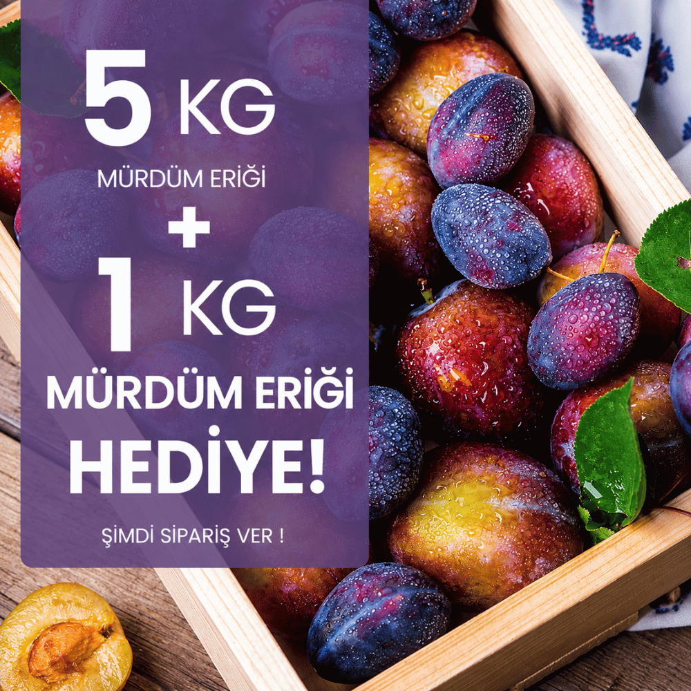 5 kg Mürdüm Eriği Alana 1 kg HediyeMeyve Sebze