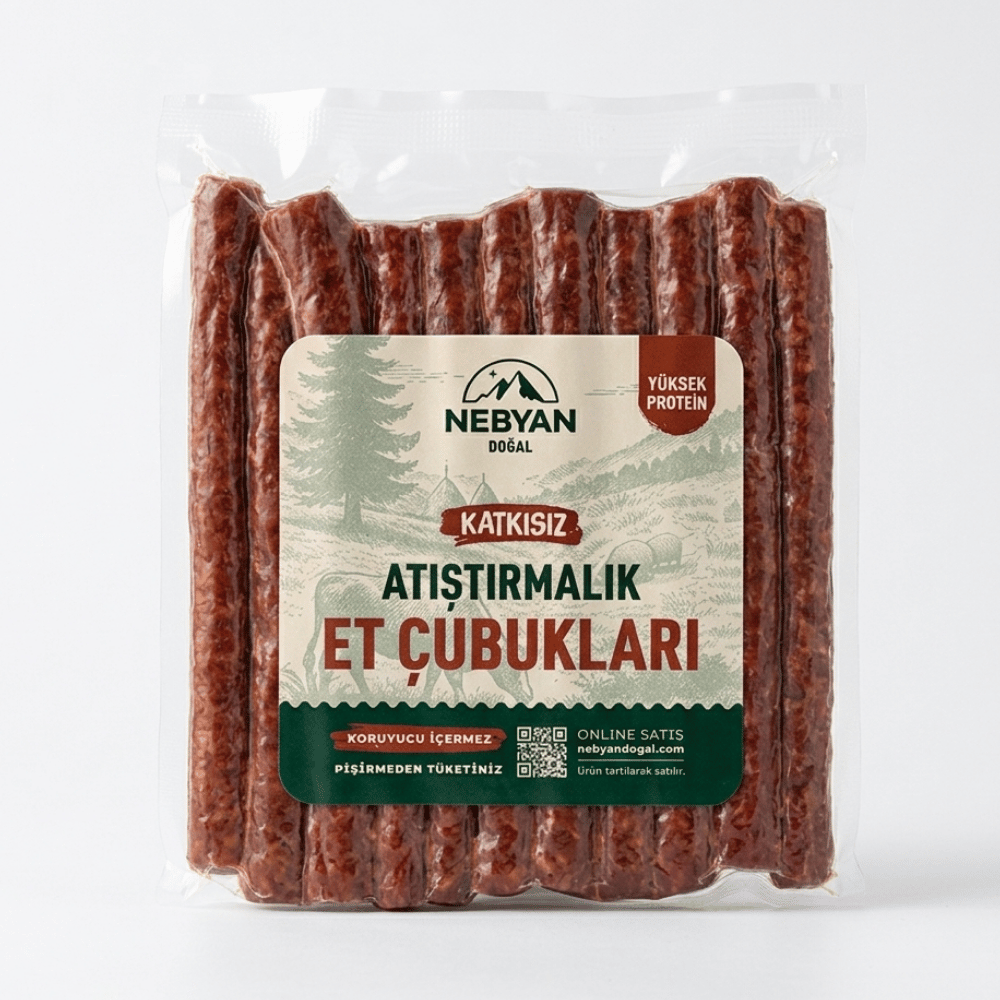 Atıştırmalık Et Çubukları 300grŞarküteri Et Ürünleri