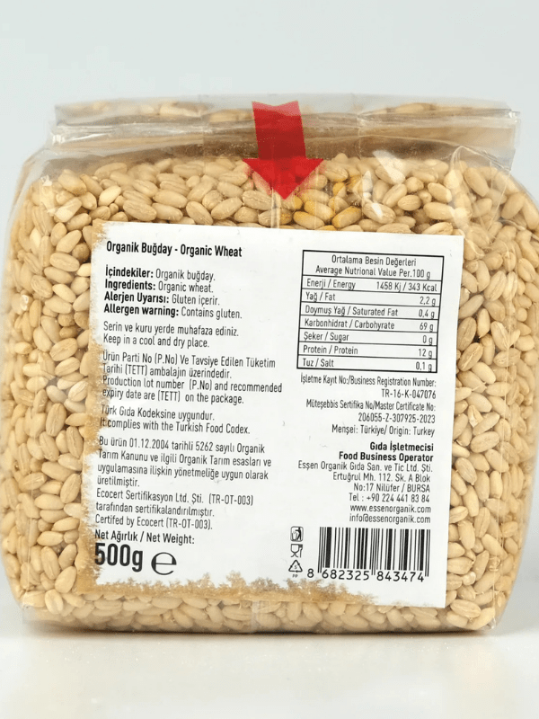 Essen Organik Aşurelik Buğday 500 gr