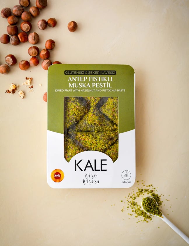 Kale Glutensiz & Rafine Şeker İlavesiz Antep Fıstıklı Muska Tatlısı 230 g
