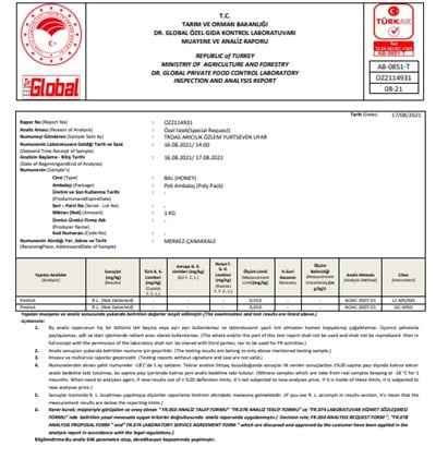 Kaz Dağları Siyah Bal (340 g)