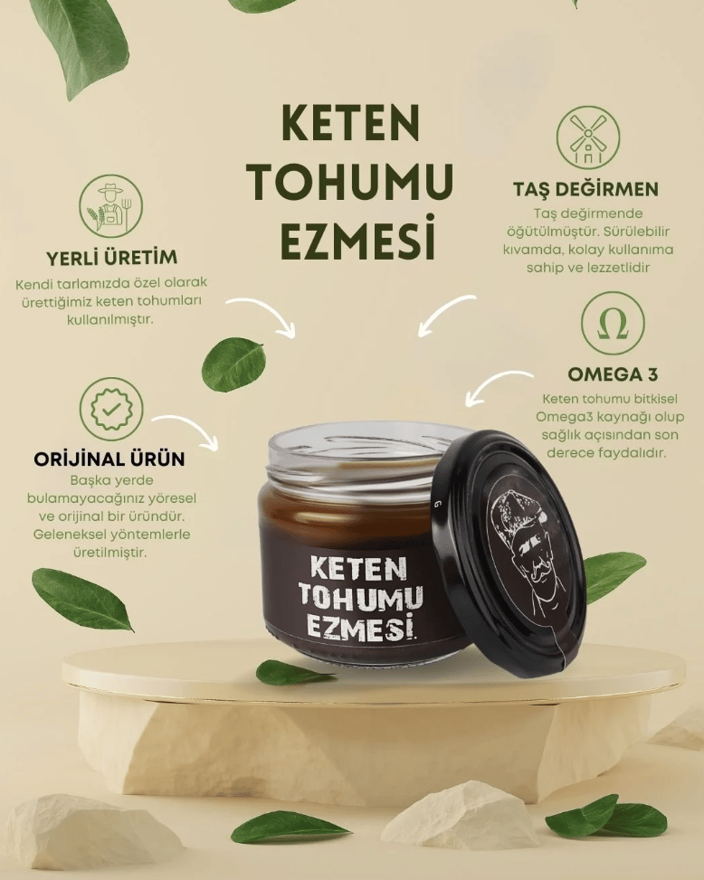 Keten Tohumu Ezmesi 300gr