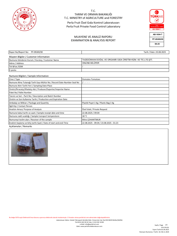 Kokteyl Domates