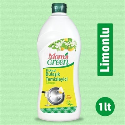 Moms Green Bitkisel Bulaşık Temizleyici LİMON - ECO 1 LT