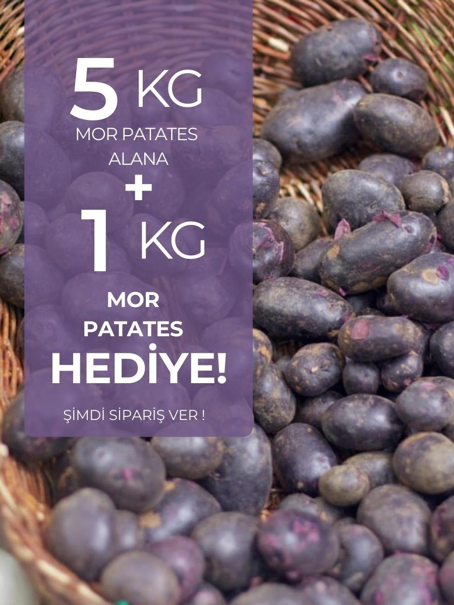 Mor Patates 5 KG Alana 1 KG HEDİYE