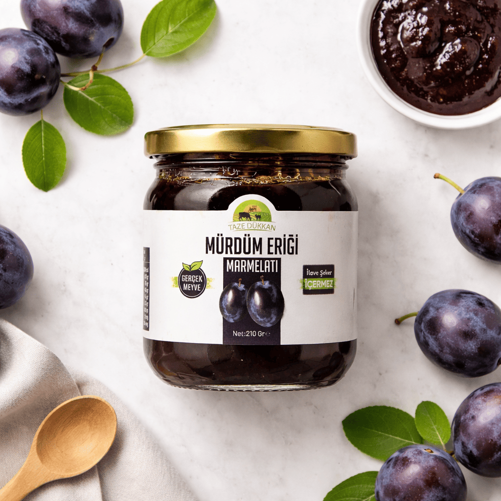 Mürdüm Eriği Marmelatı 210 gTaze Dükkan Üretim Ürünleri