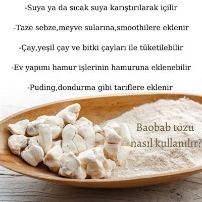 Naturiga Organik Baobab Tozu 100gr