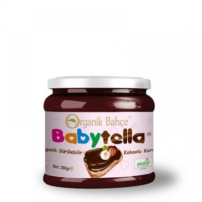 Organik Bahçe Organik Sürülebilir Kakolu Karışım Babytella 350 gr