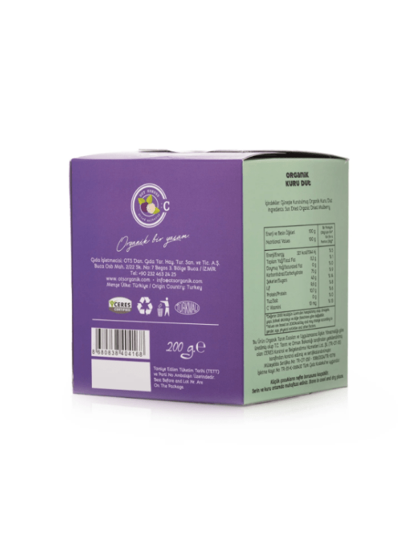 Organik Dut Kurusu 200g