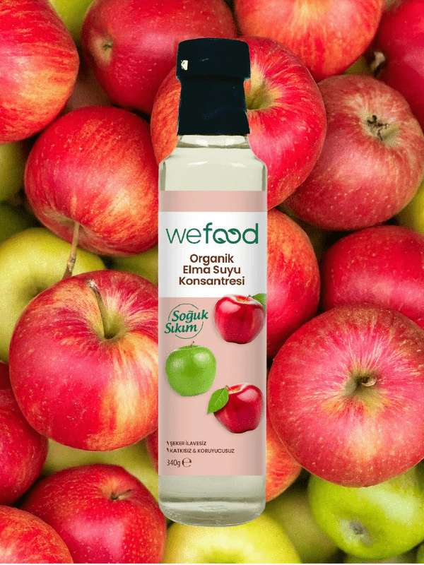 ORGANİK ELMA SUYU KONSANTRESİ - 340 ML
