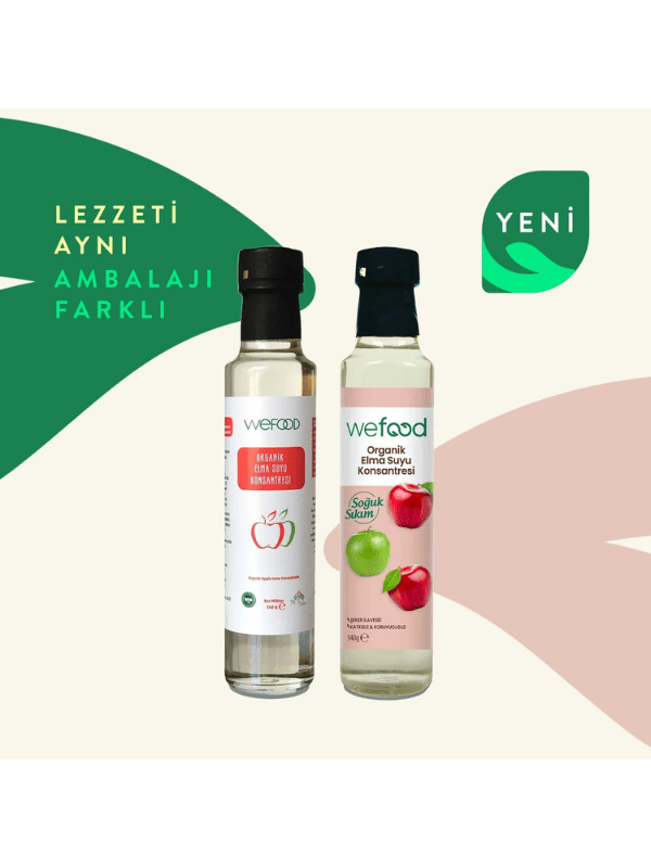 ORGANİK ELMA SUYU KONSANTRESİ - 340 ML