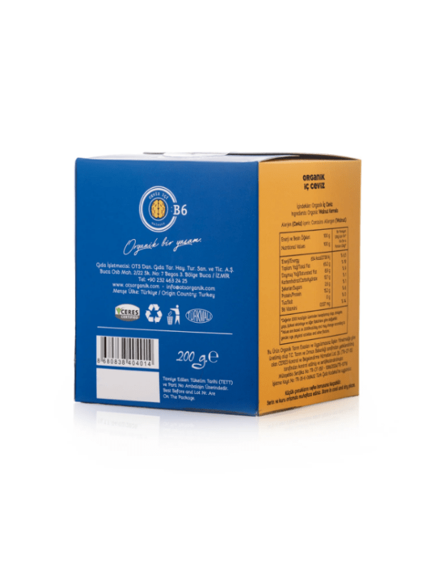 Organik İç Ceviz 200gr