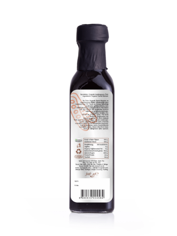 Organik Keçiboynuzu Özü (Soğuk Sıkım) 340gr